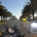 Viagem motocicleta Uruguai Saindo de Colonia del Sacramento